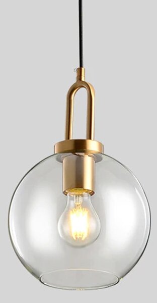 Lampă de tavan suspendată sticlă 20cm APP629-1CP