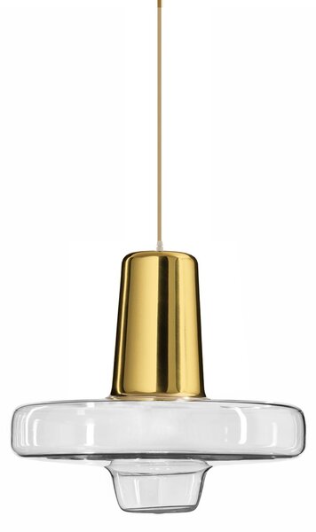 Lampă suspendată Metal Sticlă Aurie LED APP553-1CP