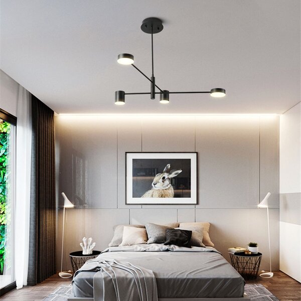 Lampă de tavan modernă cu 4 brațe APP596-4C +REMOTE