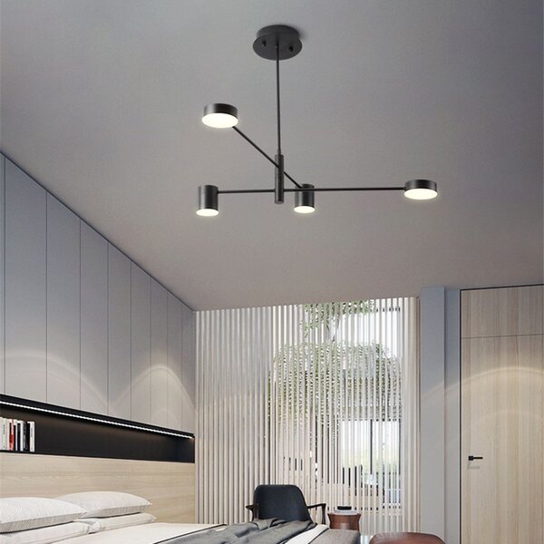 Lampă de tavan modernă cu 4 brațe APP596-4C +REMOTE