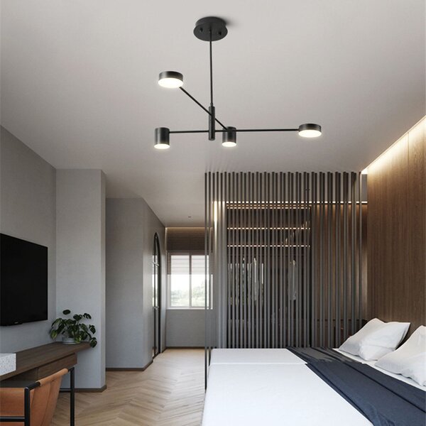 Lampă de tavan modernă cu 4 brațe APP596-4C +REMOTE