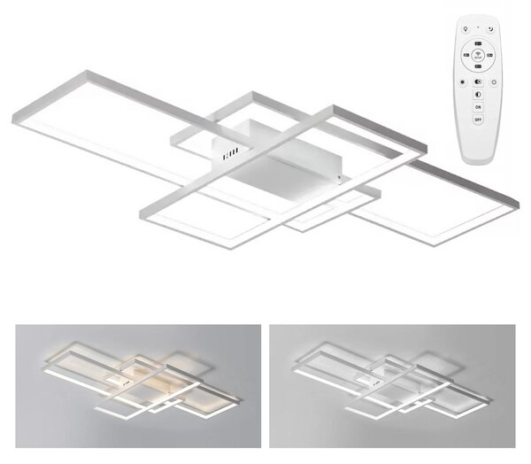 Plafoniera moderna LED + TELECOMANDA WHITE APP660