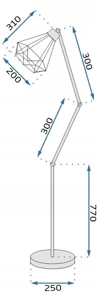 Lampă de podea Reno APP540-1F