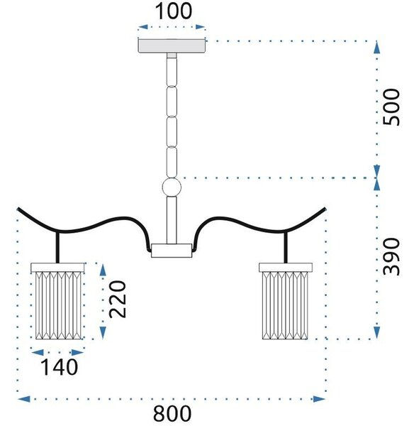 Lampa Lustra 300750