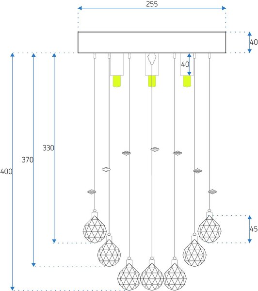 LAMPĂ DE CRISTAL APP782-1C