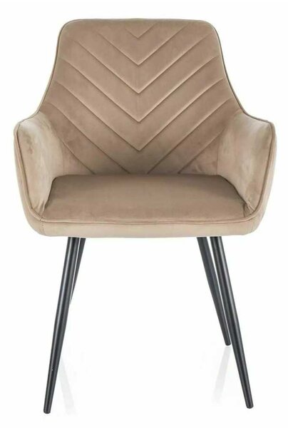 Scaun de bucătărie Maya Velvet, bej