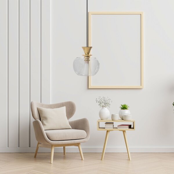 Lampa DE TAVAN SUSPENDABILA din sticla Sfera Auriu APP902-1CP