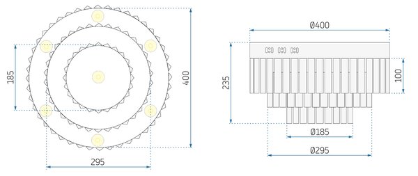 LAMPĂ DE CRISTAL APP780-7C