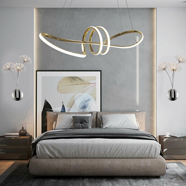 Lampa LED APP824-CP Gold