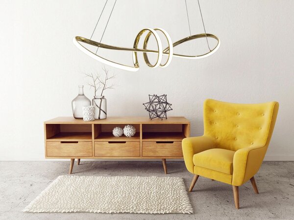 Lampa LED APP824-CP Gold