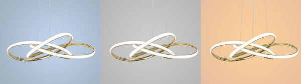 Lampa LED APP815-CP Node Gold