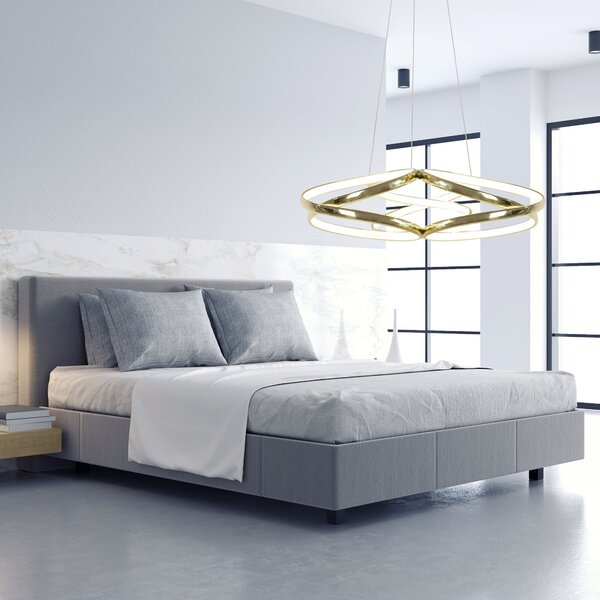 Lampa LED APP794-CP Flat Gold