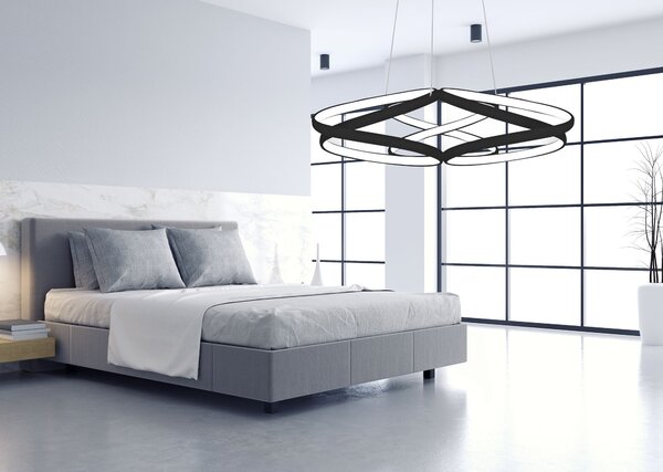 Lampa LED APP793-CP BLACK FLAT