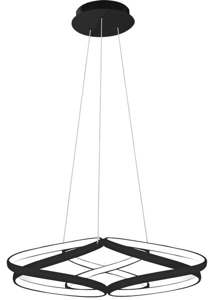 Lampa LED APP793-CP BLACK FLAT