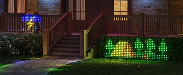 Govee - LED RGBIC Plasă luminoasă pentru exterior 143x85cm Wi-Fi Matter IP65
