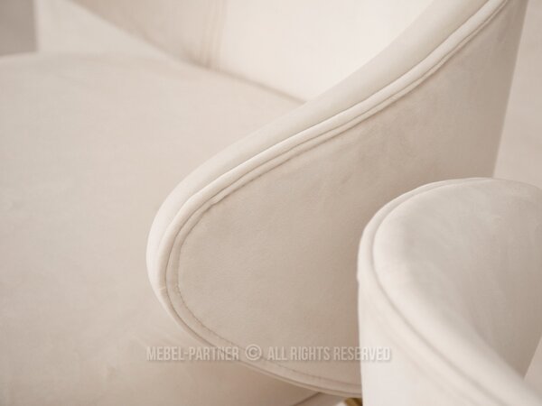 Scaun Jared (crem + auriu). Promo -14%. 1110710