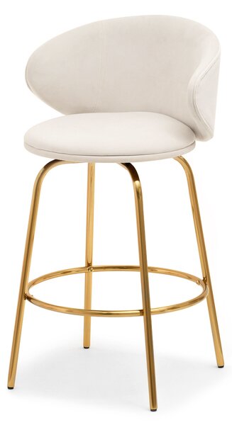 Scaun Jared (crem + auriu). Promo -14%. 1110710