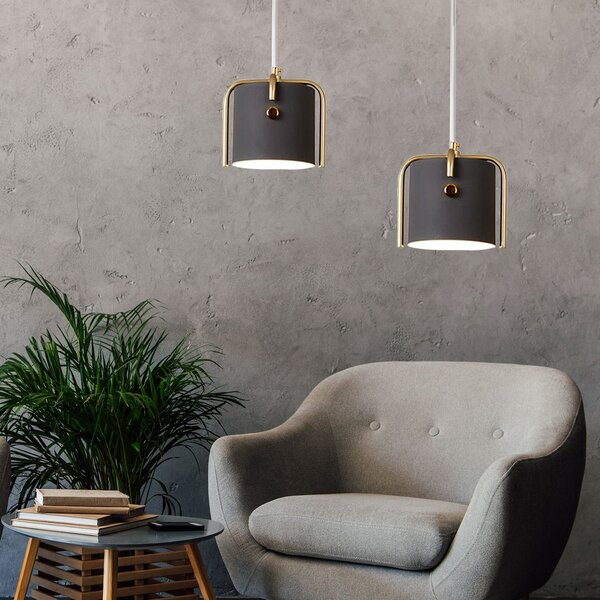 Lampa APP934-1CP Elegent Black