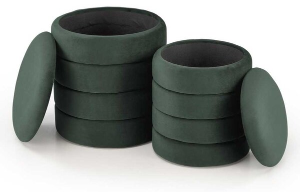 Taburet Chase, verde închis