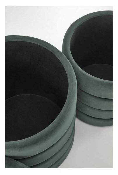 Taburet Chase, verde închis