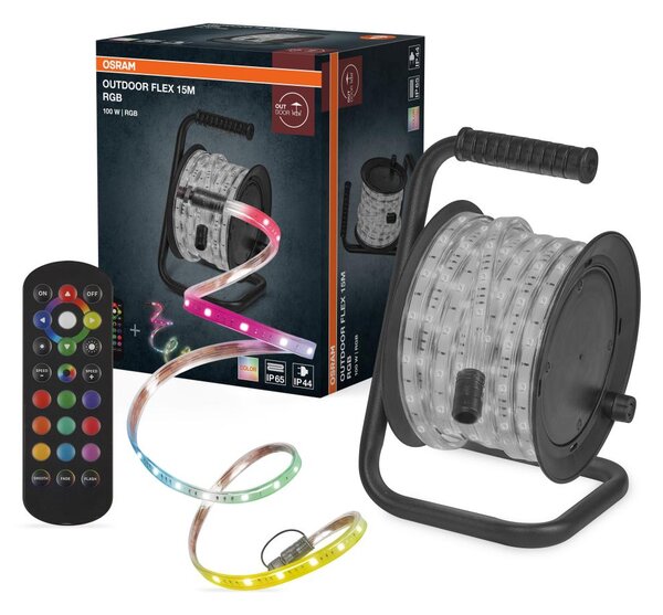 Osram - Bandă LED RGB reglabilă pentru exterior FLEX 15m LED/100W/230V IP65 + telecomandă
