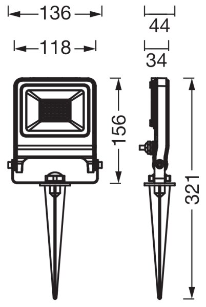 Osram - Proiector LED ENDURA LED/20W/230V IP65