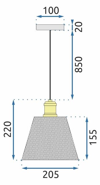 Lampa APP946-1CP Set Chrom