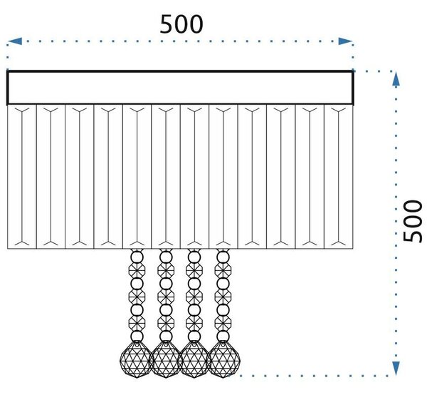 LAMPĂ DE CRISTAL APP781-9C