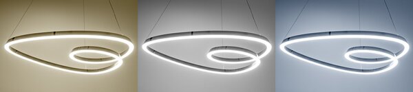 Lampă suspendată de tavan LED modern + telecomandă APP7798-cp Chrome