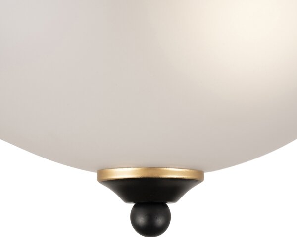 BRILAGI - Plafonieră FRESCO 2xE27/40W/230V diam. 28 cm negru/auriu