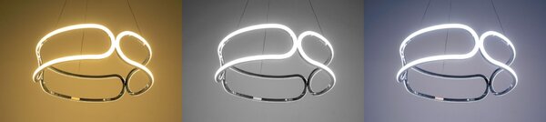 LAMPĂ DE CRISTAL LED APP790-CP TRIO BLACK