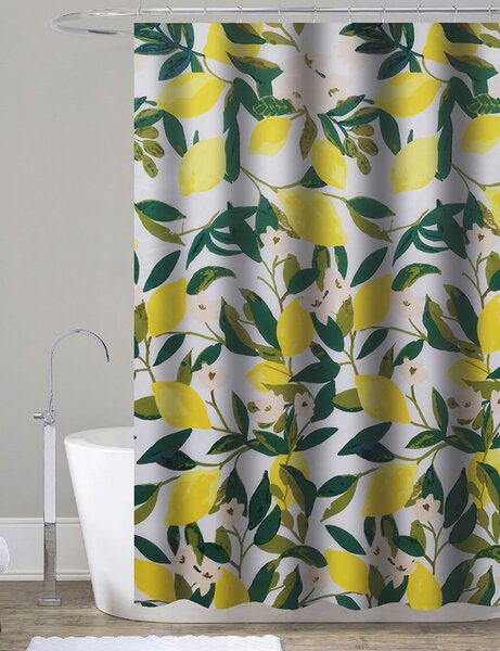 Gedy Gedy, perdea de duș LEMON 180x200cm, poliester, 1360