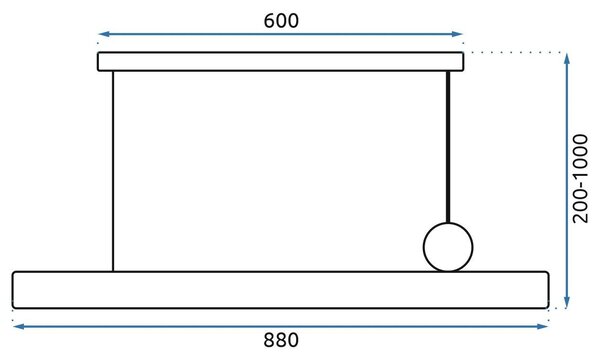 Lampa LED APP969-1CP