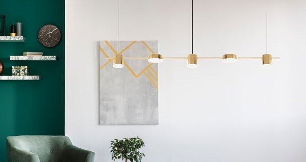 Lampa LED APP929-5CP GOLD