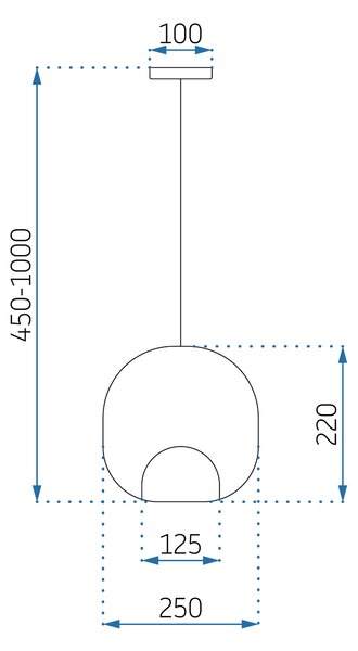 Lampă de tavan APP1027-1CP
