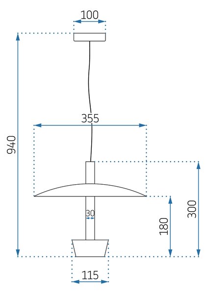 Lampă de tavan APP914-1CP