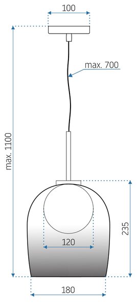 Lampă de tavan APP1026-1CP