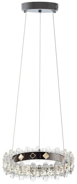 Kryształowa Lampa Sufitowa LED APP1041-CP + pilot