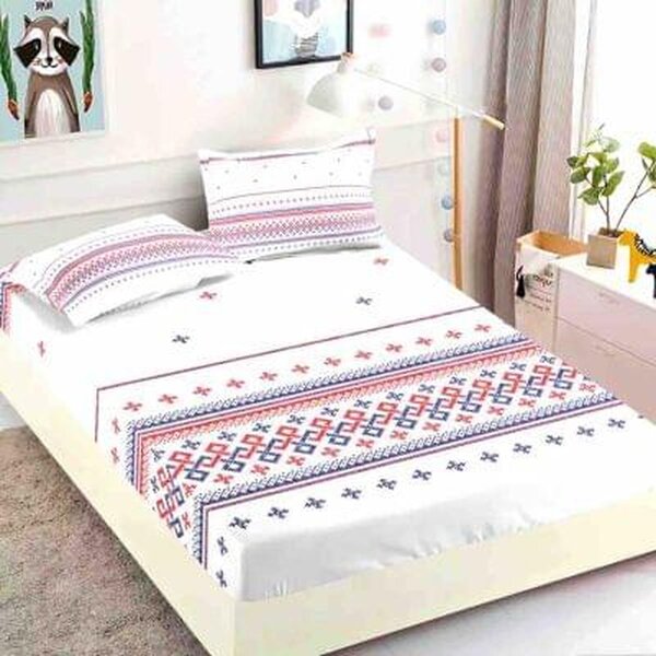 Husa protectie pat cu elastic, bumbac finet, 160 x 200 cm, 3 piese, HPP16