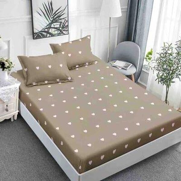Husa protectie pat cu elastic, bumbac finet, 180 x 200 cm, 3 piese, HPP21