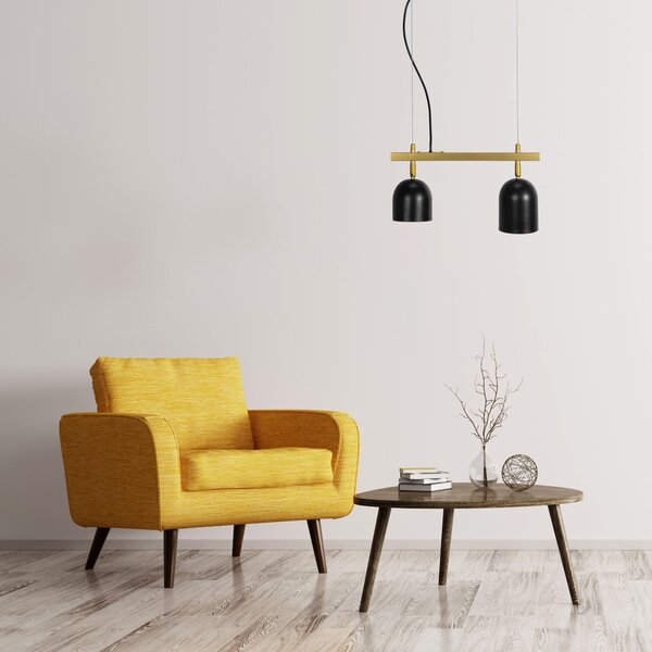 Lampă de tavan APP1033-2C Black