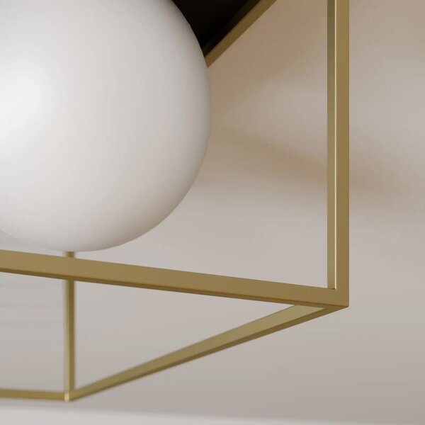 Plafoniera de tavan Gold White APP1166-1C