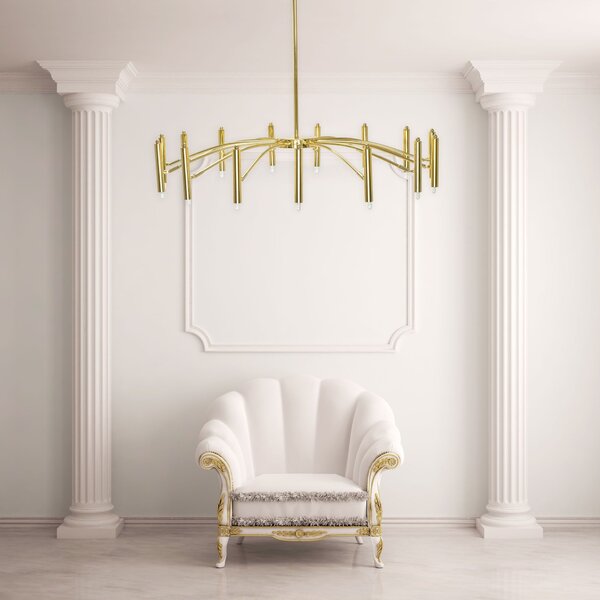 Lampa APP1197-15CP Gold