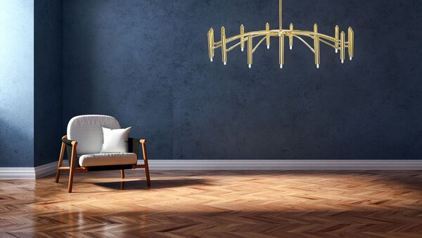 Lampa APP1197-15CP Gold