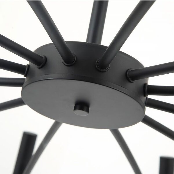 Lampa APP1196-15CP Black