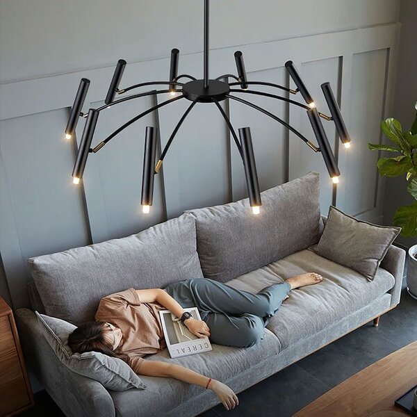 Lampa APP1196-15CP Black