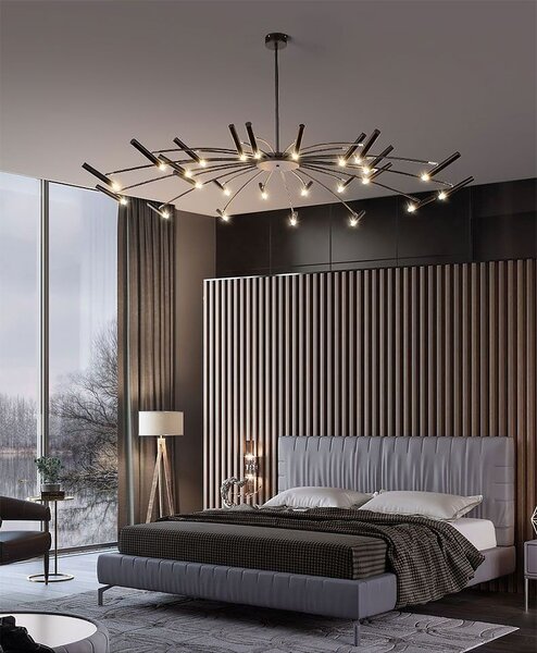 Lampa APP1196-15CP Black