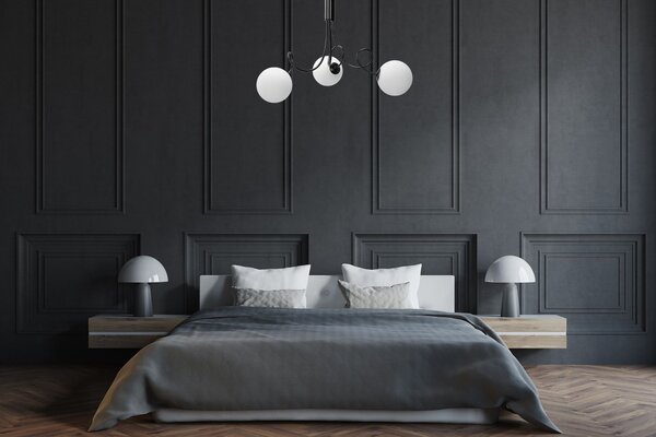 Lampa APP1154-3CP Black