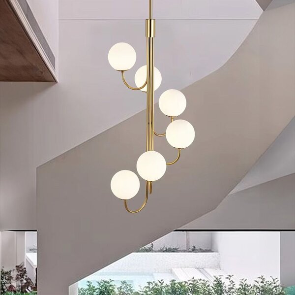 Lampă suspendată APP1585-6CP Gold