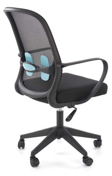 Scaun de birou Baldwin, negru